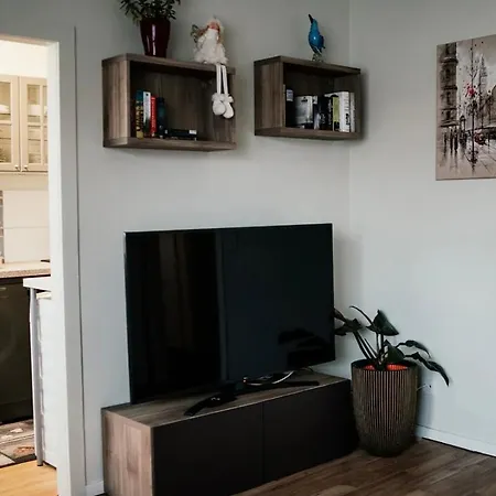 2 Room, Messe Flat, Full Kitchen, Garden